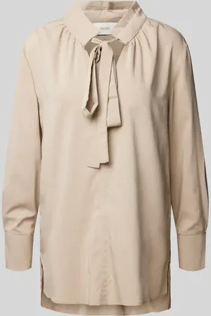 More Bluse mit Schleifen-Detail in , Größe 36