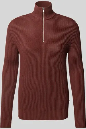JACK & JONES Strickpullover mit Troyer-Kragen Modell 