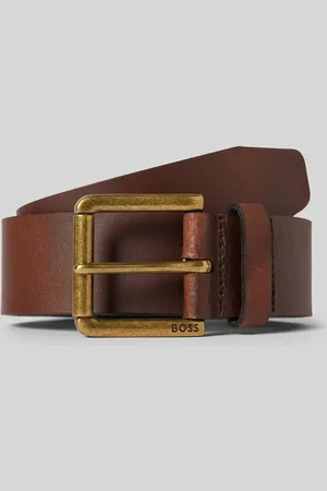 HUGO BOSS Ledergürtel mit Dornschließe Modell 