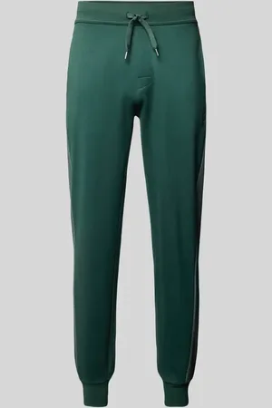 HUGO BOSS Tapered Fit Sweatpants mit Tunnelzug in , Größe L