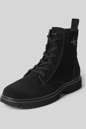 Calvin Klein Boots aus Leder mit Schnürung Modell 