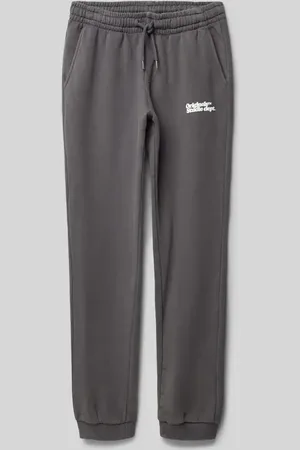 JACK & JONES Regular Fit Sweatpants mit Label-Print Modell 
