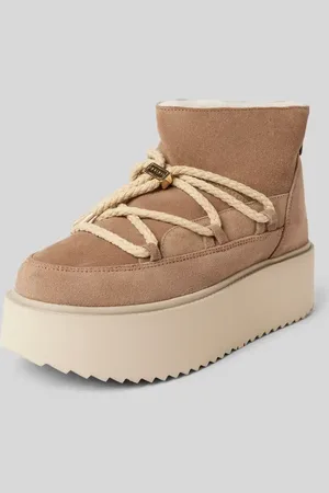 INUIKII Lederstiefel mit Plateausohle in , Größe 40