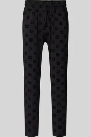 HUGO BOSS Regular Fit Sweatpants mit Label-Print Modell 