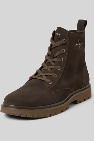 Calvin Klein Boots aus Leder mit Schnürung Modell 