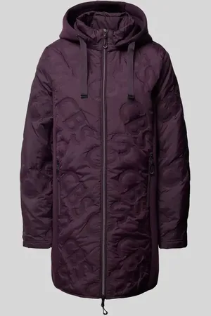 Christian Berg Hybridjacke mit Einsatz aus Scuba und Kapuze in , Größe 34