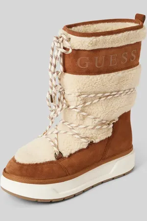 Guess Stiefel mit Label-Print Modell 