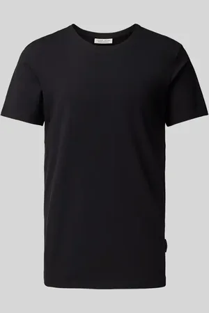 Casual Friday T-Shirt mit geripptem Rundhalsausschnitt in , Größe S