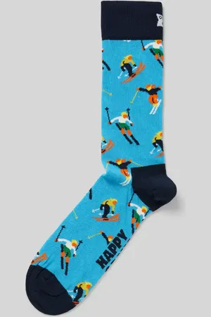 Happy Socks Socken mit Motiv-Stitching in , Größe 41-46