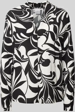 Emily van den Bergh Regular Fit Bluse mit V-Ausschnitt in , Größe 36