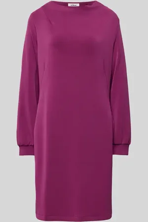 QS by s.Oliver Loose Fit Sweat-Kleid mit gelegtem Kragen in , Größe 38