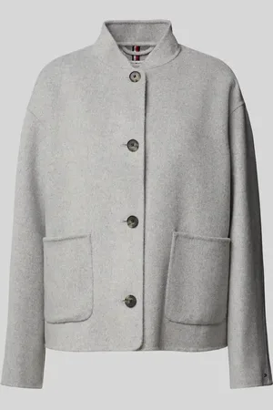 Tommy Hilfiger Wolljacke mit Stehkragen in , Größe 40
