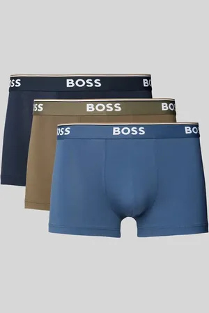 HUGO BOSS Regular Fit Trunks mit Baumwollanteil im 3er-Pack in , Größe S