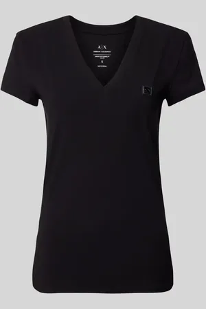 Armani Exchange T-Shirt mit V-Ausschnitt in , Größe L