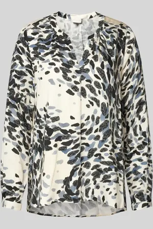 Milano Regular Fit Bluse mit V-Ausschnitt in , Größe 36