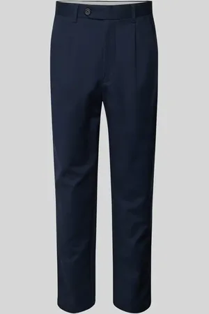 SELECTED Regular Tapered Fit Bundfaltenhose mit Gürtelschlaufen in , Größe 30/32