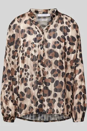 Zabaione Regular Fit Bluse mit Tunikakragen in , Größe M