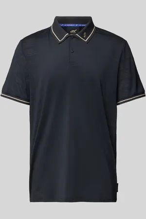 Joy Poloshirt mit Label-Print in , Größe 48