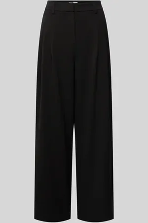 MSCH Baggy Fit Stoffhose mit gelegten Falten Modell 