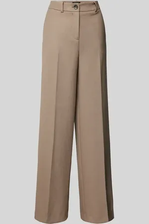 More & More Wide Leg Stoffhose mit Bügelfalten in , Größe 44