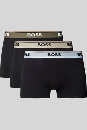 HUGO BOSS Regular Fit Trunks mit Baumwollanteil im 3er-Pack in , Größe S