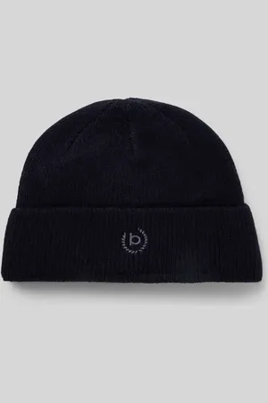 Bugatti Beanie mit Label-Stitching in , Größe 1