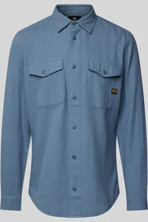 G-Star Slim Fit Freizeithemd mit Kentkragen in , Größe S