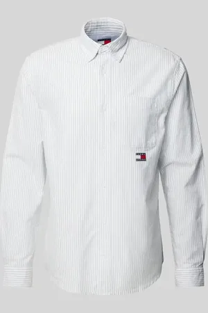 Tommy Hilfiger Regular Freizeithemd mit Label-Stitching Modell 