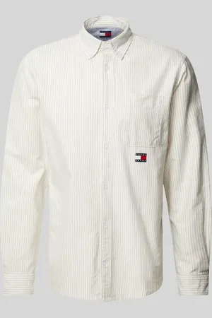 Tommy Hilfiger Regular Freizeithemd mit Label-Stitching Modell 