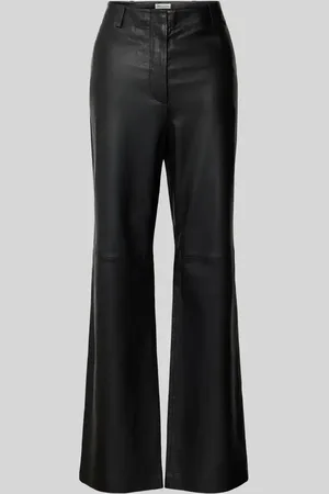 Marc O’ Polo Straight Fit Lederhose aus superweichem Lammnappa in , Größe 44