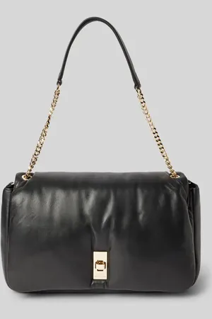 Tommy Hilfiger Handtasche aus Schafsnappa mit Label-Detail in , Größe 1
