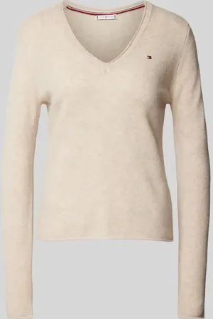 Tommy Hilfiger Wollpullover mit Logo-Stitching in , Größe XS