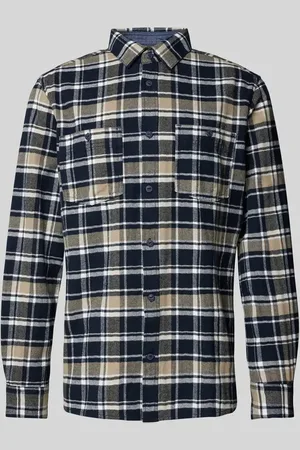 TOM TAILOR Regular Fit Flanellhemd aus reiner Baumwolle mit Karomuster in , Größe M