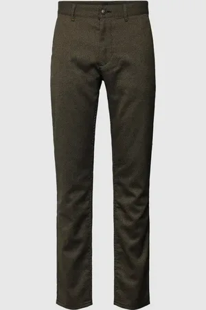 HUGO BOSS Slim Fit Chino mit Allover-Muster in , Größe 34/30