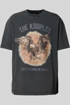 The Kooples T-Shirt mit Label-Print in , Größe S