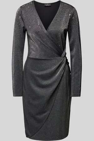 monari Knielanges Kleid mit Knotendetail in , Größe 36