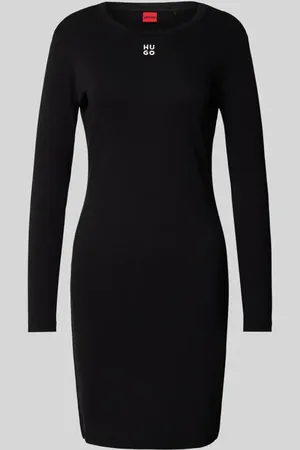 HUGO BOSS Minikleid mit Label-Stitching Modell 