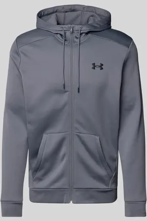 Under Armour Sweatjacke mit Label-Print in , Größe L