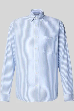 Marc O’ Polo Regular Fit Freizeithemd aus reiner Baumwolle mit Streifenmuster in , Größe S