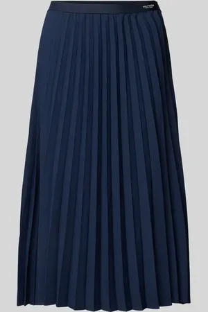 Tommy Hilfiger Midirock mit Kellerfalten in , Größe 38