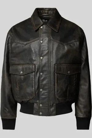 The Kooples Lederblouson mit Pattentaschen Modell 