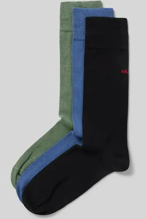 HUGO BOSS Socken mit Label-Print im 3er-Pack in , Größe 39-42
