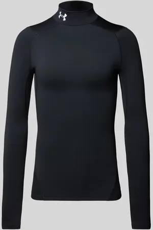 Under Armour Longsleeve mit Stehkragen und Logo-Stitching in , Größe M