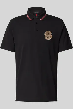 HUGO BOSS Regular Fit Poloshirt mit Logo-Badge Modell 