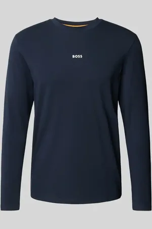 HUGO BOSS Longsleeve mit Label-Print Modell 