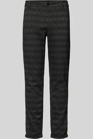 TOM TAILOR Slim Fit Chino aus Jersey mit fixierten, gekrempelten Beinabschlüssen in , Größe M