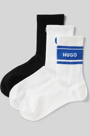 Hugo Blue Socken mit Label-Detail im 3er-Pack in , Größe 1