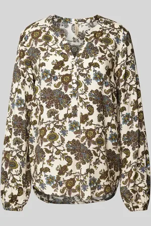 soyaconcept Regular Fit Bluse aus Viskose mit Stehkragen Modell 