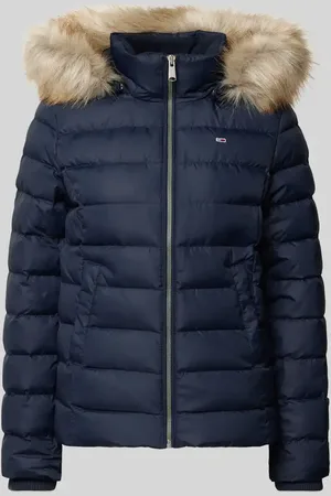 Tommy Hilfiger Steppjacke mit Kunstfellbesatz Kapuze in , Größe XS