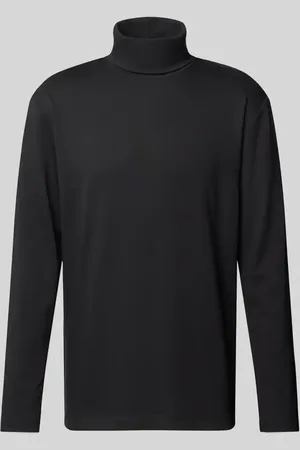 TOM TAILOR Regular Fit Langarmshirt aus Baumwoll-Mix mit Rollkragen in , Größe S
